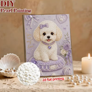 Diamond Painting Bichon Frisé